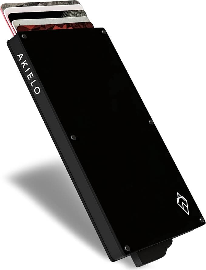 Card Holder – Slim Minimalist Metal Wallet with Contactless Protection