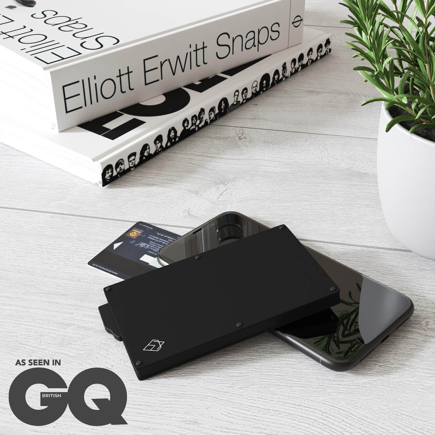 Card Holder – Slim Minimalist Metal Wallet with Contactless Protection