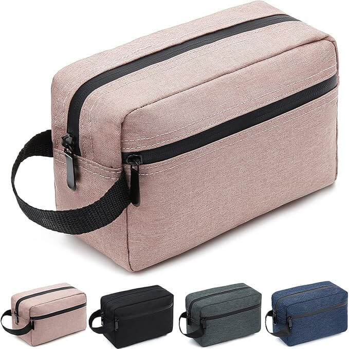 Travel Bag for Women and Men,  For Toiletries Accessories, with Handle for Cosmetics Brushes Tools