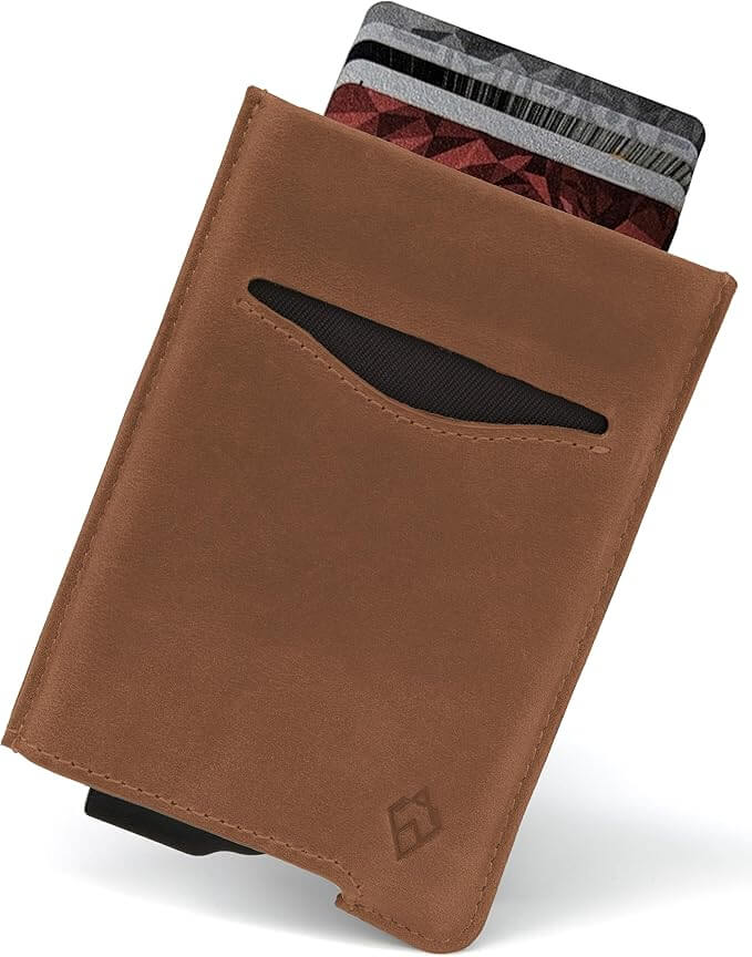 Card Holder – Slim Minimalist Metal Wallet with Contactless Protection