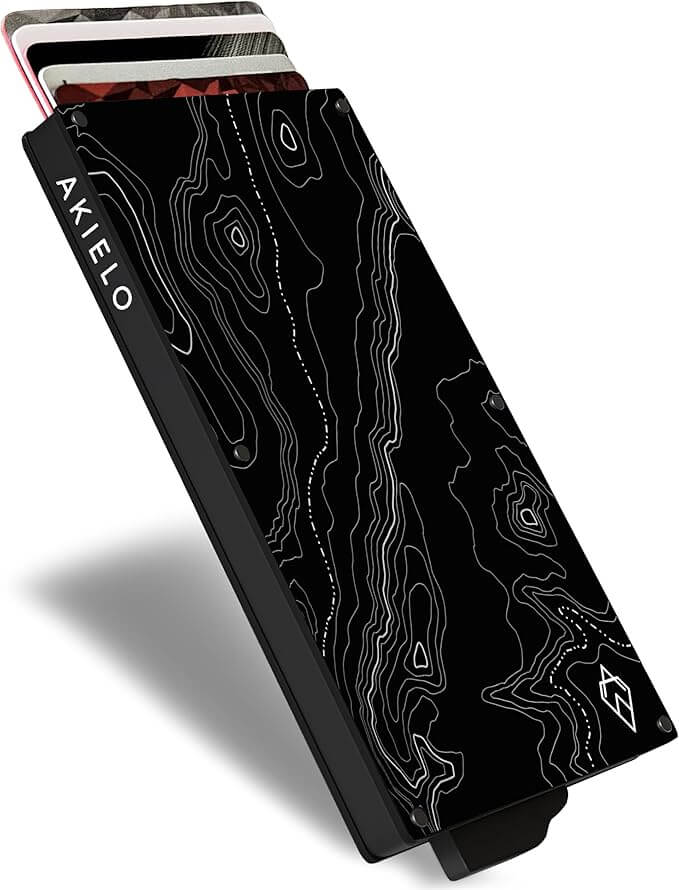 Card Holder – Slim Minimalist Metal Wallet with Contactless Protection