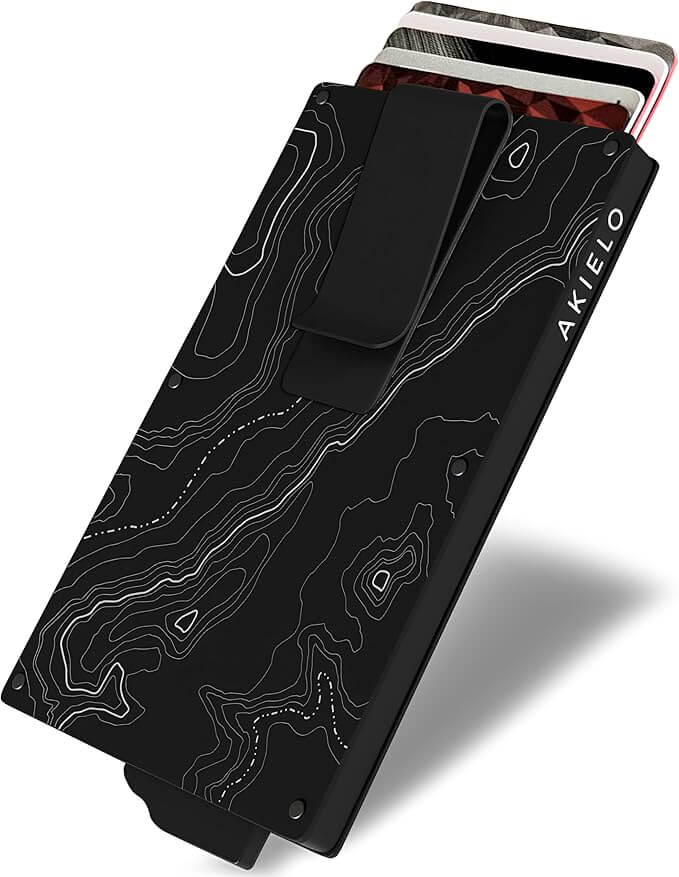 Card Holder – Slim Minimalist Metal Wallet with Contactless Protection